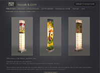Website Mosaik und Licht